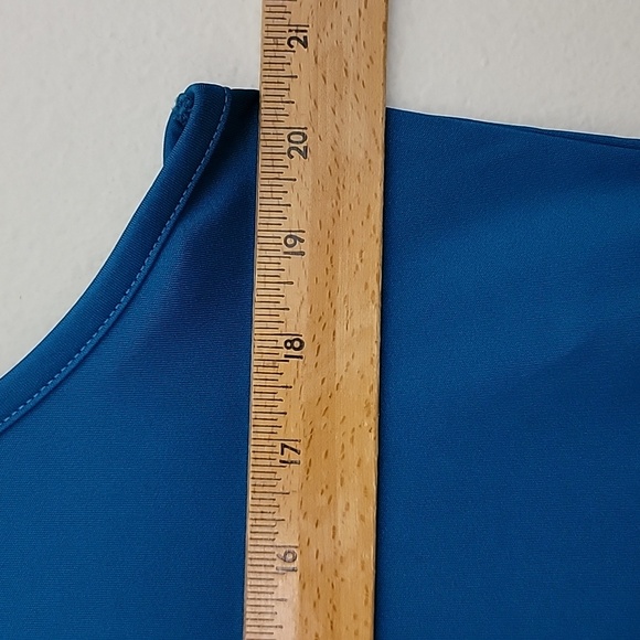 Nike Swim Dri-Fit Blue Cover Up Long Tank Top M - Picture 9 of 13